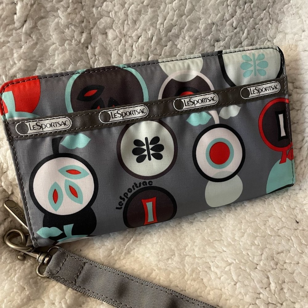 LESPORTSAC Zip Wallet with Wrist Strap